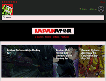 Tablet Screenshot of japanator.com